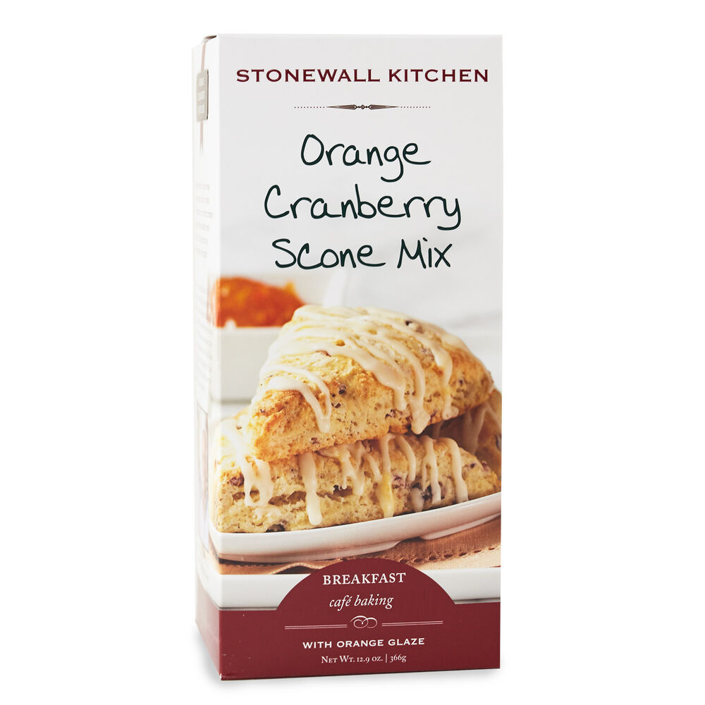 Stonewall Kitchen Orange Cranberry Scone Mix with Orange Glaze