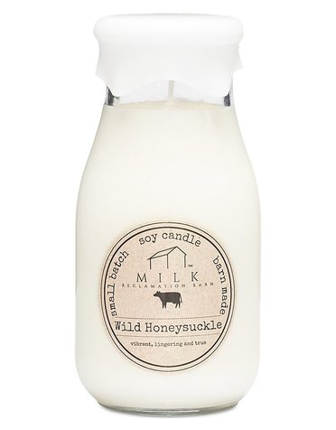 Milk Reclamation Barn 13 oz. Milk Bottle- Wild Honeysuckle