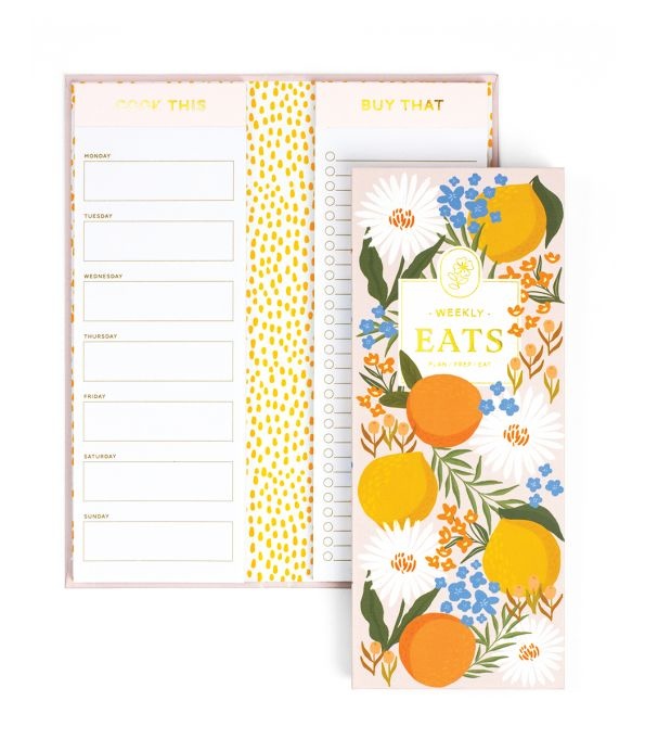 elum Citrus Florals Pocket List Pad