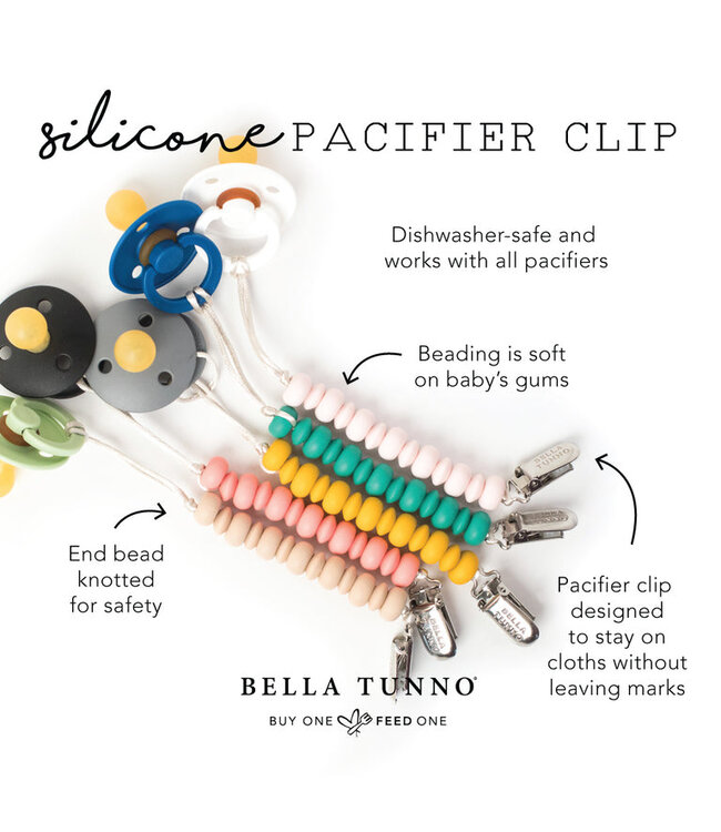 Mustard Pacifier Clip