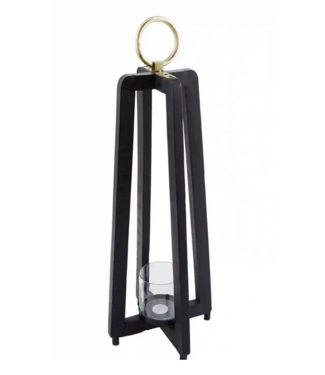 Mud Pie Large Black Tall Lantern