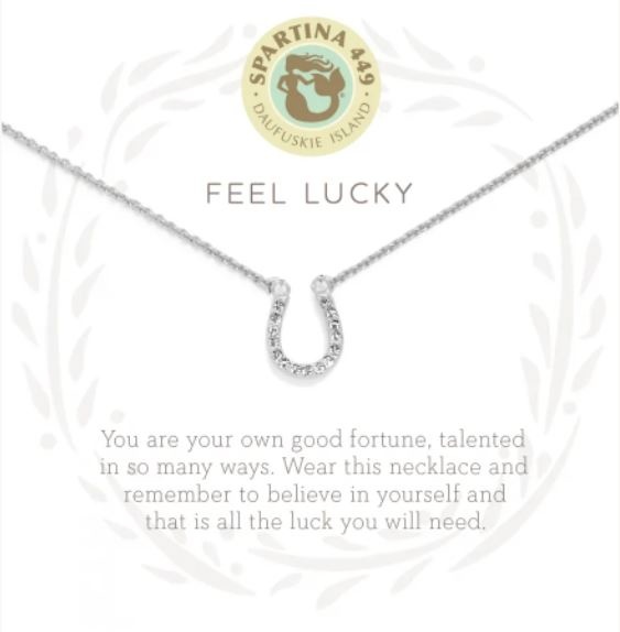 SLV Necklace 18" Feel Lucky/Horse