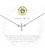 Spartina SLV  Necklace 18" Have Faith/Cross