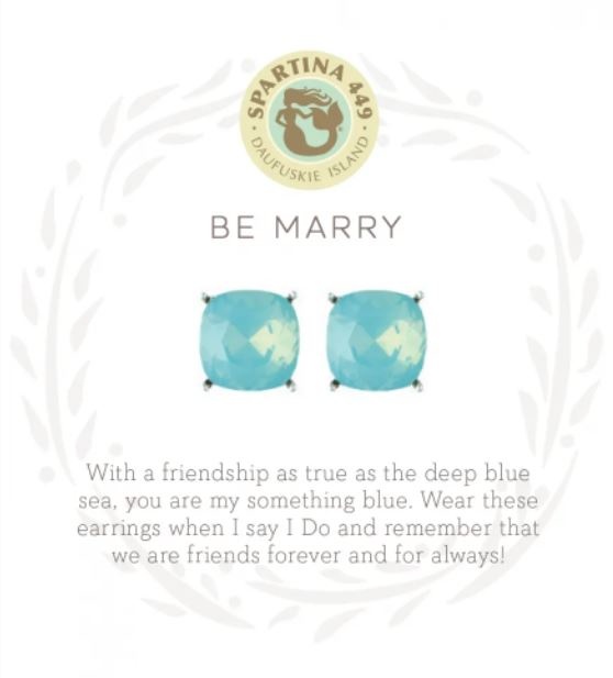 SLV Stud Earrings Be Marry/Something Blue