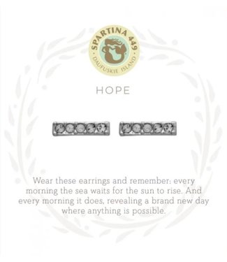 Spartina SLV Stud Earrings Hope/Horizon SIL