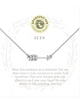SLV Necklace 18" Seek/Arrow SIL
