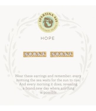 Spartina SLV Stud Earrings Hope/Horizon