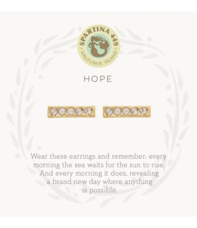 Spartina SLV Stud Earrings Hope/Horizon