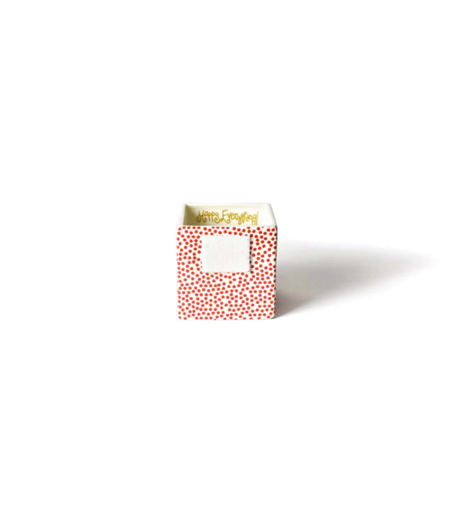 Red Small Dot Mini Nesting Cube Small