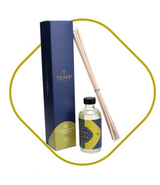 Trapp Fragrances #10 Lemongrass Verbena 4oz Reed Diffuser Refill