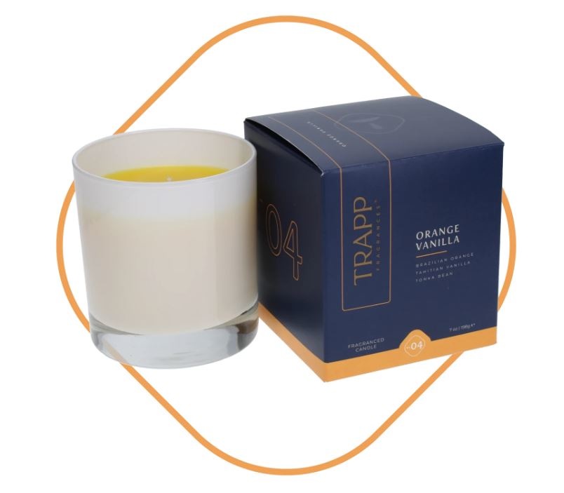 Trapp Fragrances #4 Orange Vanilla 7oz Candle in Signature Box
