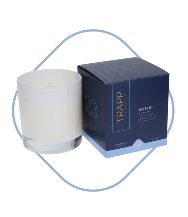 Trapp Fragrances #20 Water 7oz Candle in Signature Box
