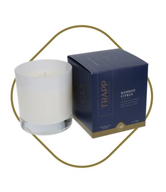 Trapp Fragrances #28 Bamboo Citrus 7oz Candle in Signature Box