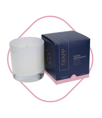 Trapp Fragrances #63 Peony Rosewater 7oz Candle in Signature Box