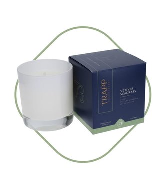 Trapp Fragrances #73 Vetiver Seagrass 7oz Candle in Signature Box
