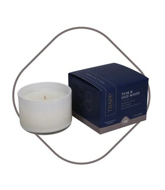 Trapp Fragrances #68 Teak & Oud Wood 3.75oz Small Poured Candle