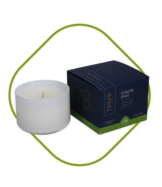 Trapp Fragrances #78 Ginger Sage 3.75oz Small Poured Candle