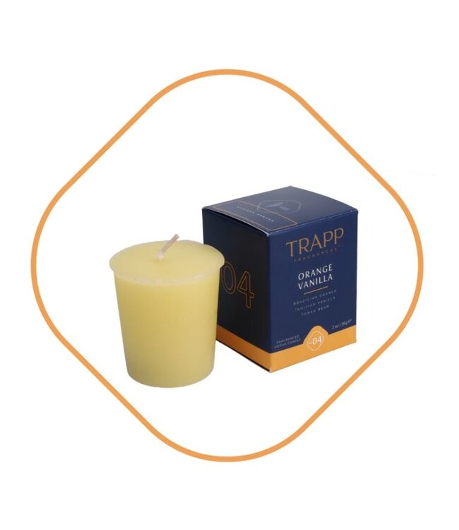 Trapp Fragrances #4 Orange Vanilla 2oz Votive Candle