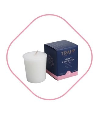 Trapp Fragrances #63 Peony Rosewater 2oz Votive Candle