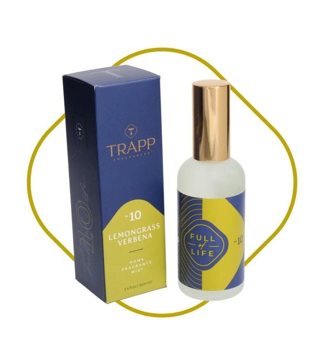 Trapp Fragrances #10 Lemongrass Verbena 3.4oz Fragrance Mist