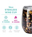 Bombshell Stemless Wine Cup (14oz)