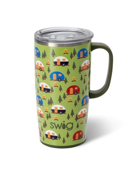 Swig-Occasionally Made, LLC Happy Camper Travel Mug 22oz