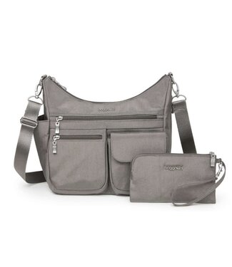 Modern Everywhere Hobo Bag- Sterling Shimmer