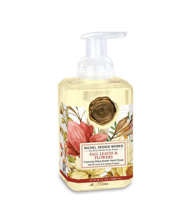 Michel Design Works Fall Leaves & Flowers Foaming Soap