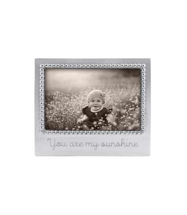 Mariposa 3906SU You Are My Sunshine Beaded 4x6 Frame