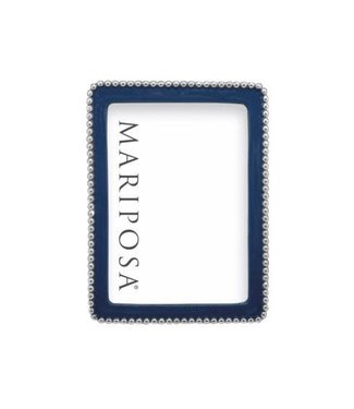 Mariposa 3707B Beaded Blue 5x7 Frame