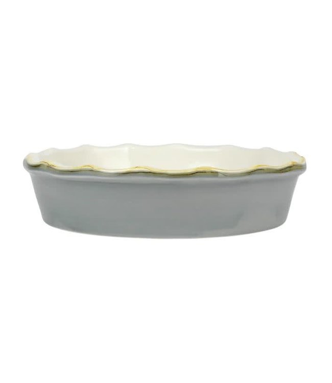 Italian Bakers Gray Pie Dish