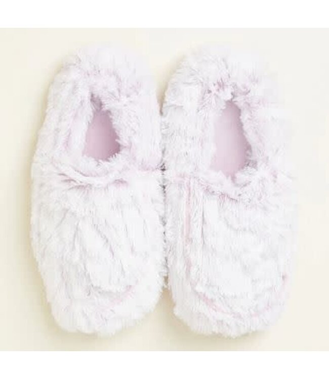 Marshmallow Lavender Warmies Slippers