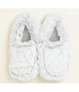 Marshmallow Gray Warmies Slippers