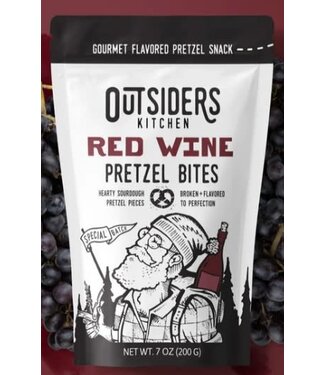 Red Wine Pretzel Bites 7oz Bag