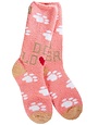 Valentine Cozy Crew Socks Dog Lover