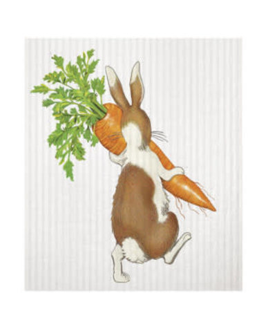 Mary Lake-Thompson Ltd. Rabbit with Carrot Sponge Cloth