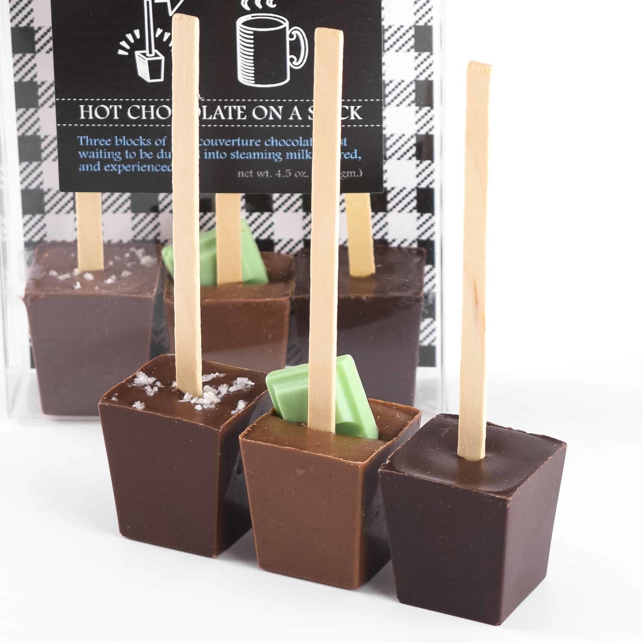 Faire- Ticket Chocolate Hot Chocolate on a Stick Variety 3 Pack