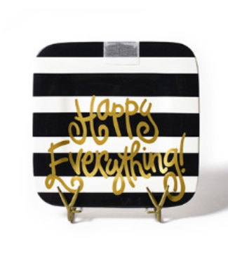 Black Stripe Happy Everything 9.25 Mini Platter