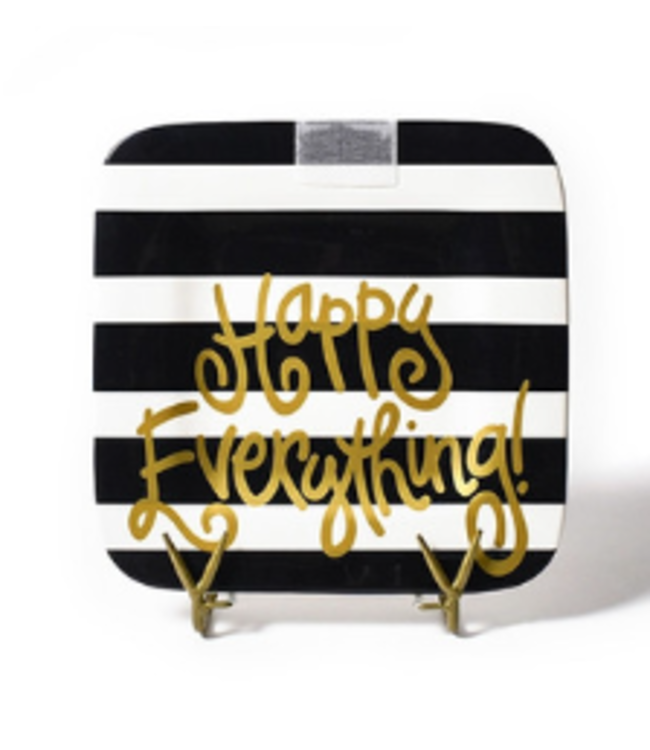 Black Stripe Happy Everything 9.25 Mini Platter