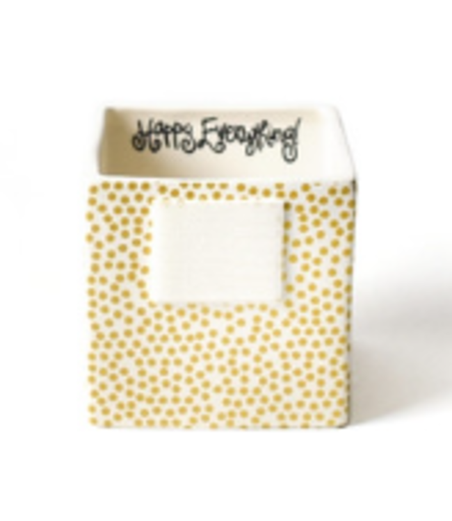 Gold Small Dot Mini Nesting Cube Small