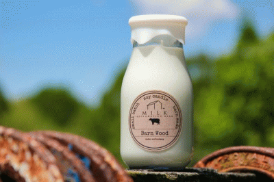 Milk Reclamation Barn 13 oz. Milk Bottle- Barn Wood