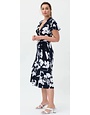 Joseph Ribkoff Floral Print Short Sleeve Dress 231047