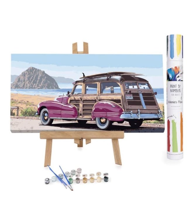 Beach Wagon Paint By Numbers