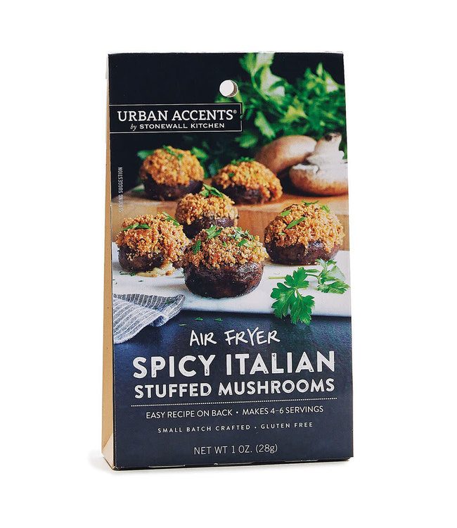 Air Fryer Spicy Italian Stuffed Mushrooms