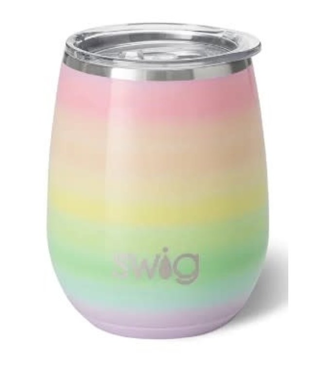 Over The Rainbow Stemless Wine Cup 14oz