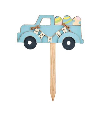 Mud Pie Easter Truck Yard Stake