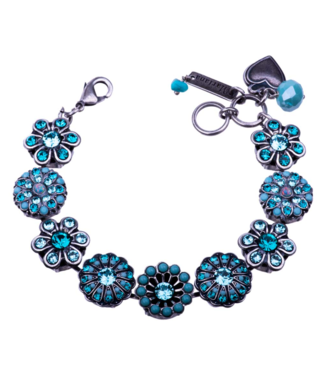 Extra Luxurious Rosette Bracelet in "Addicted To Love"- Sterling Plating