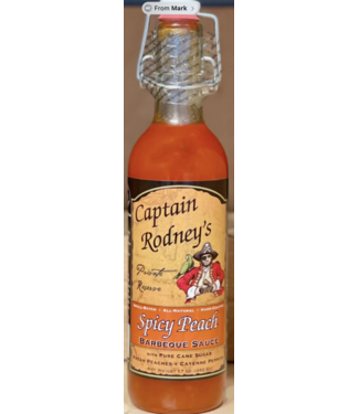 Captain Rodney's Private Reserve- Spicy Peach Barbeque Boucan Sauce