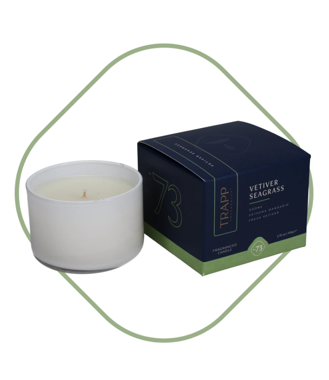 Trapp Fragrances #73 Vetiver Seagrass 3.75oz Small Poured Candle