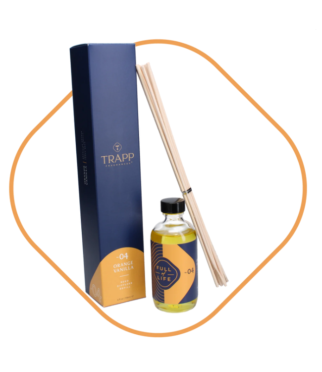 Trapp Fragrances #4 Orange Vanilla 4oz Reed Diffuser Refill